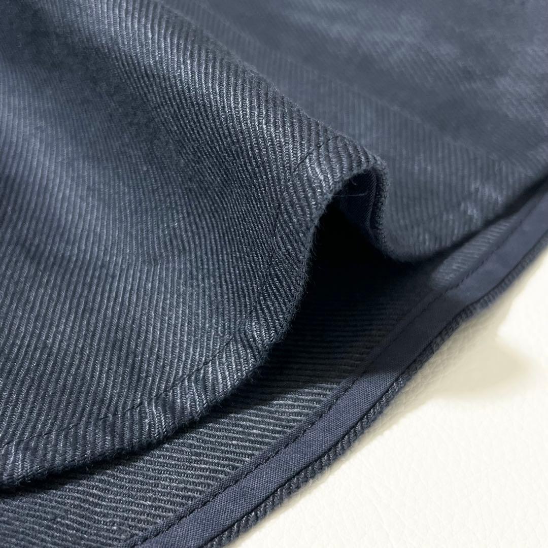 3364【美品】マディソンブルー　ロングスカート リネンスカート フレア 紺