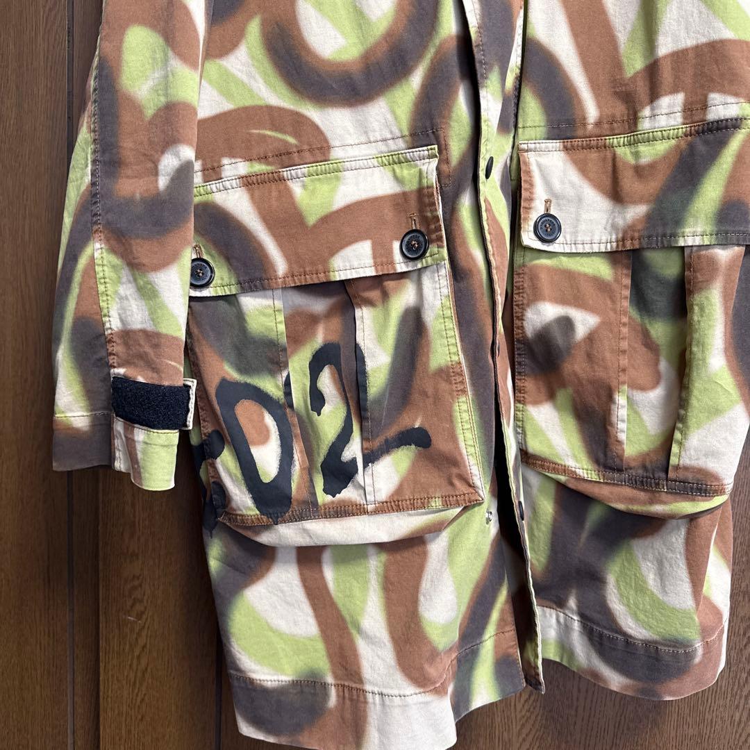 2022ssディースクエアード Military Cargo Parka コート