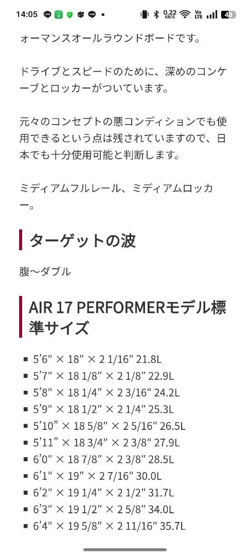 j*0様 JS サーフボード　AIR17 PERFORMER 美品　【手渡し限定