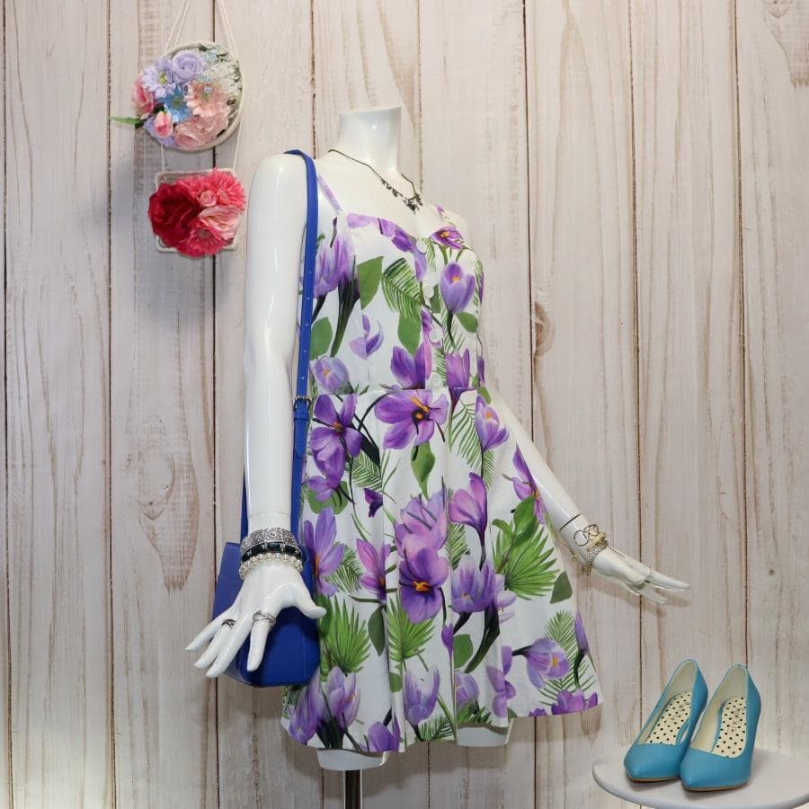 alice + olivia フレア花柄ワンピース 2 Mサイズ