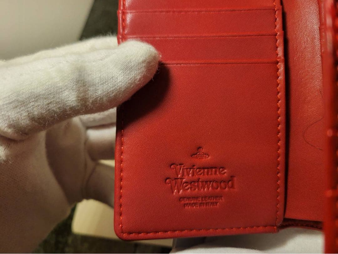新品 Vivienne Westwood 三つ折り財布 RED