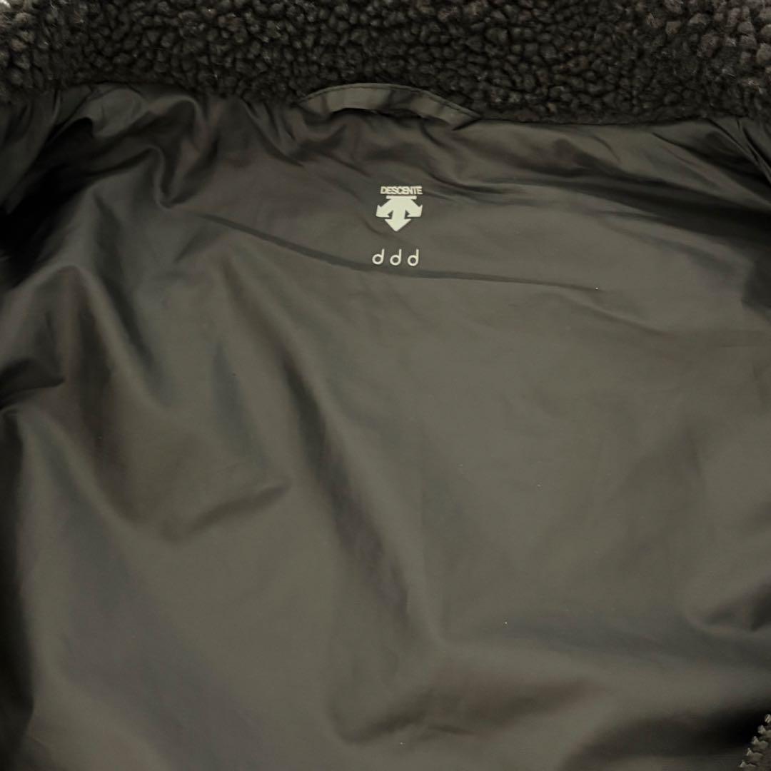 （はる）DESCENTE ddd ボアフリース ベスト　Oサイズ表記