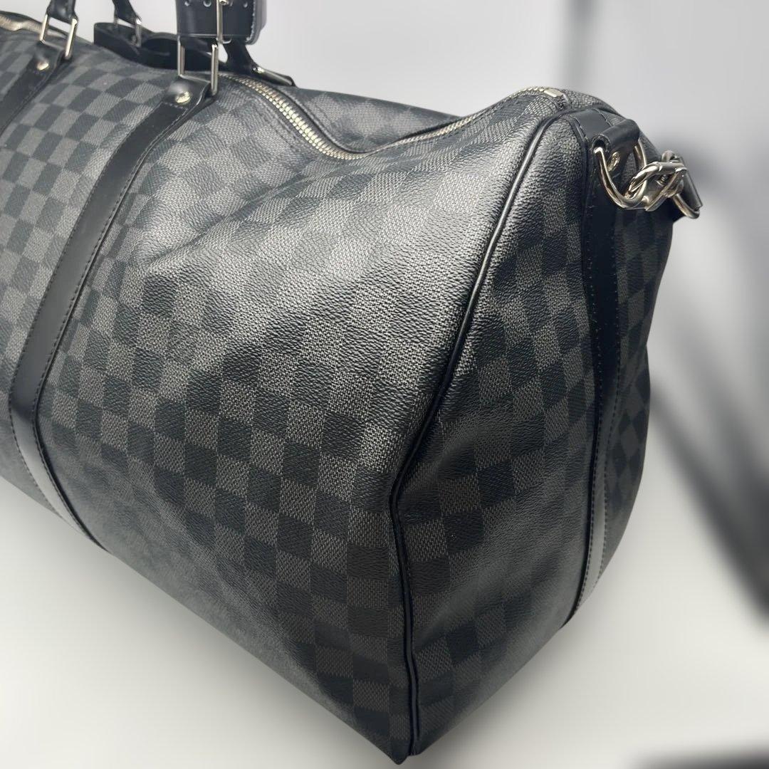 LOUIS VUITTON/ルイヴィトン ダミエ キーポル・バンドリエール 55