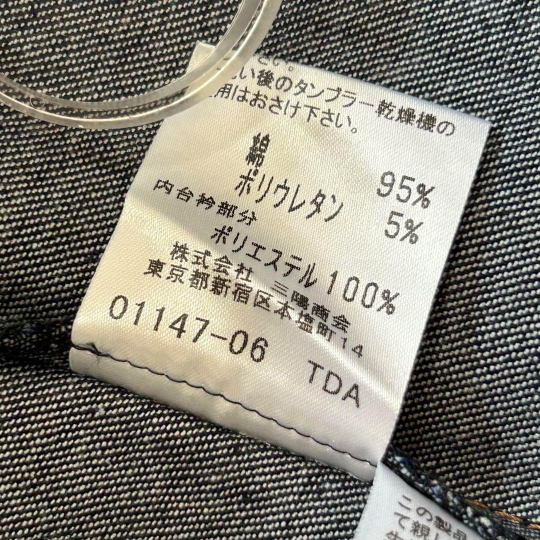 極美品 バーバリー デニム シャツワンピース ホース刺繍 ベルト ノバチェックM