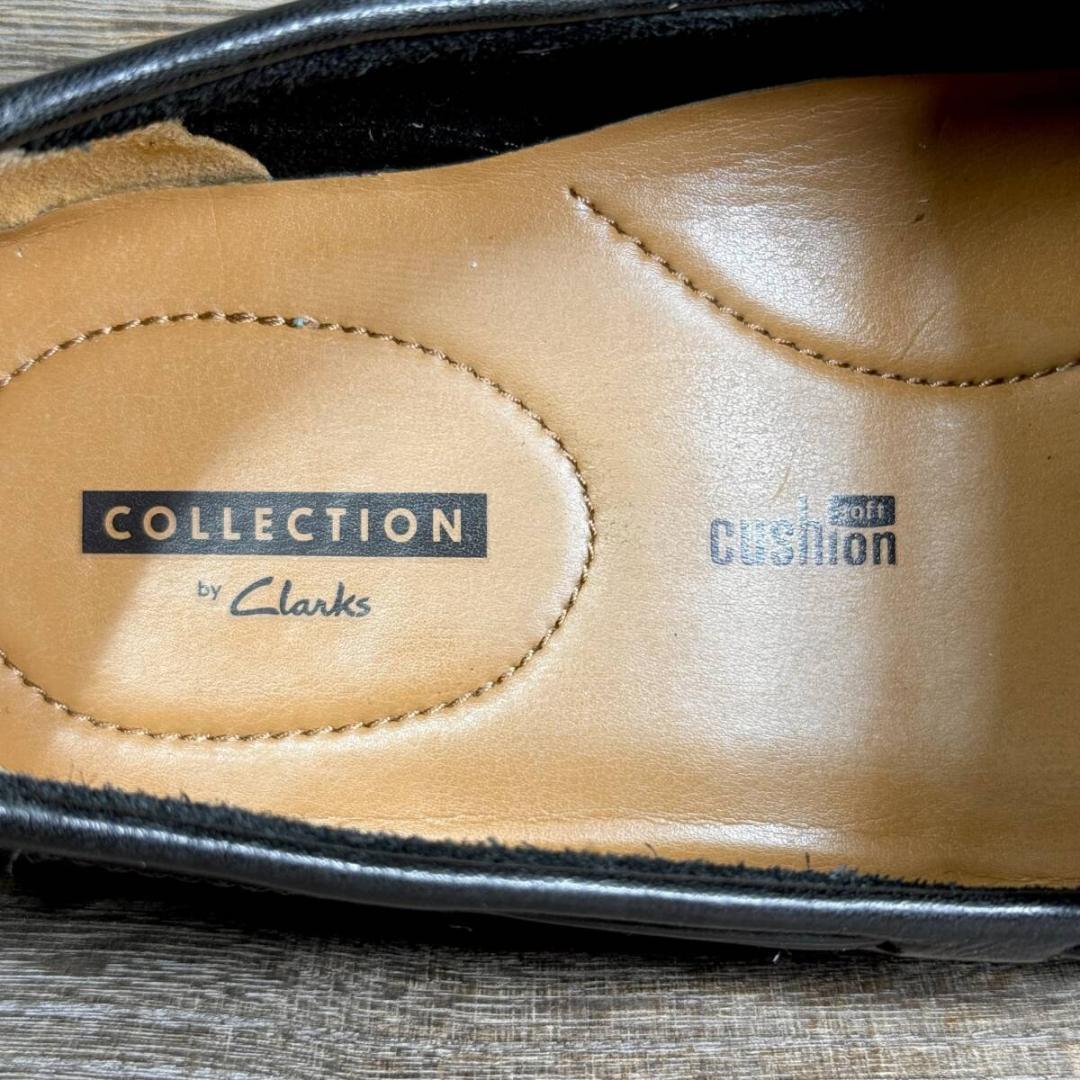 ◆Clarks◆クラークス 27.0cm ドライビングシューズ 黒 レザー