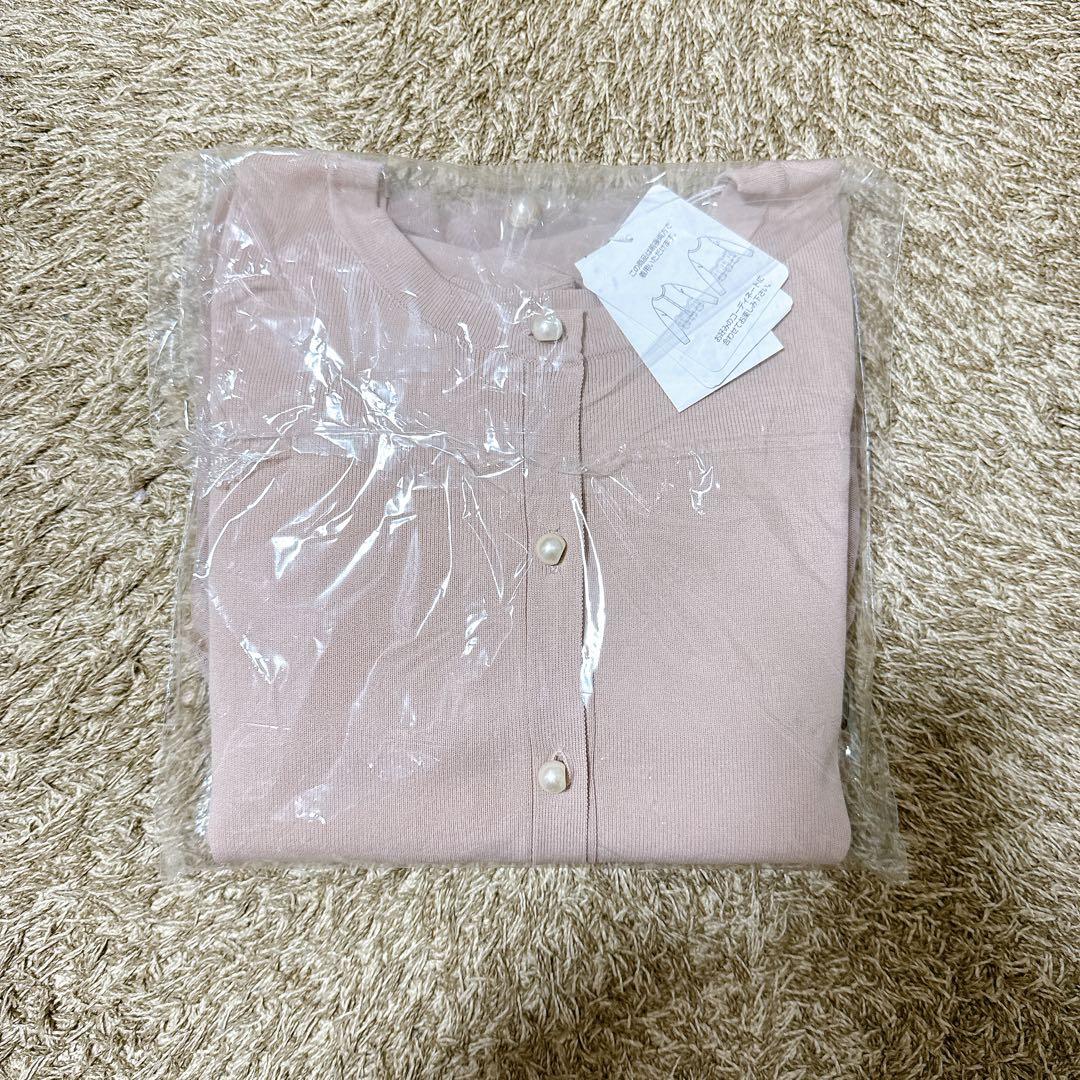 【新品未使用】完売 ナチュラルクチュール ♡ チュールドッキングポリカーディガン