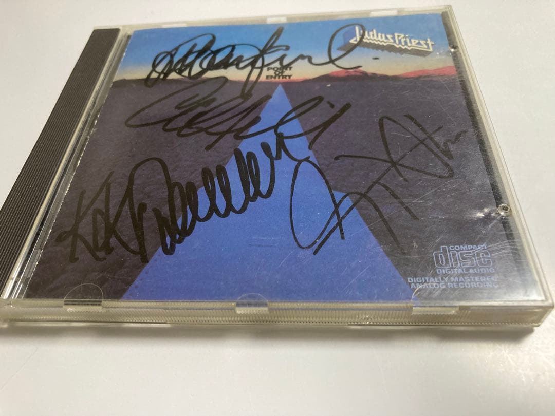 レアJudas Priest サインCD ジューダスプリーストヘヴィメタル　HM