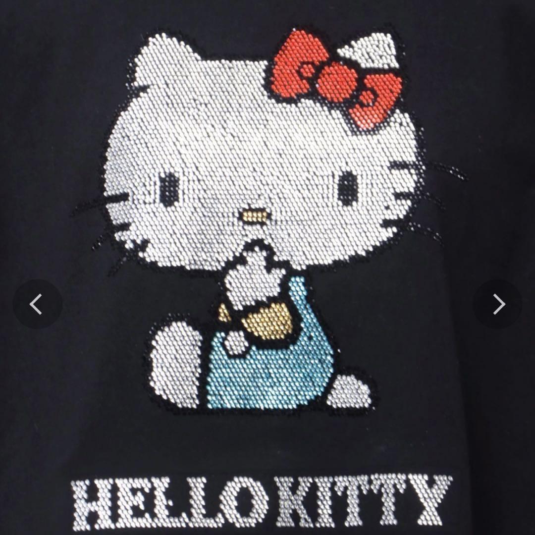 新品 ハローキティ RESEXXY ロング丈 Tシャツ ワンピース ブラック
