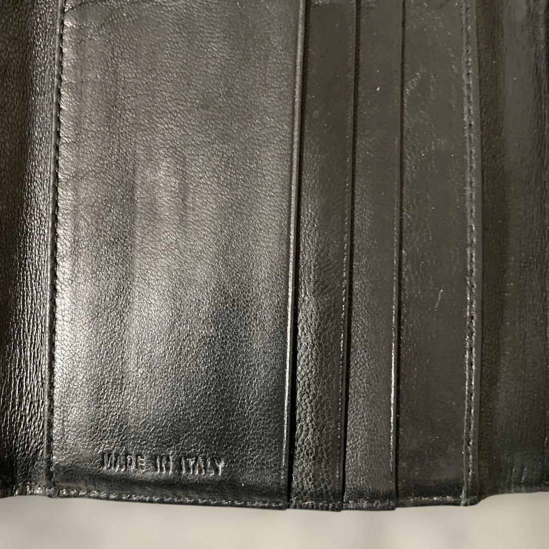 わ*ん様 PRADA ブラック 三つ折り財布