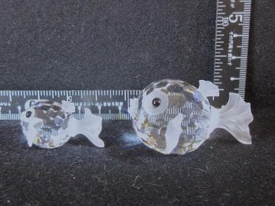 なおなおさん専用 SWAROVSKI フグ大小セット