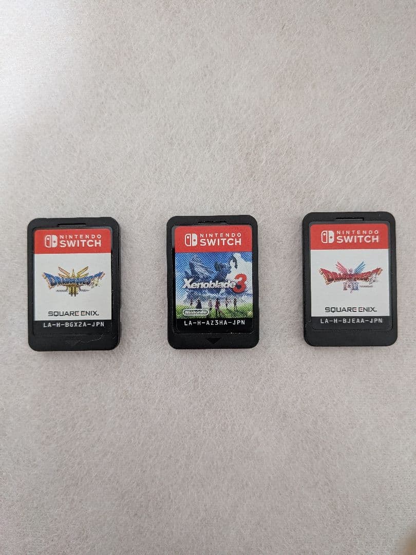 【人気】Switchソフト3本セットドラクエ1・2、ドラクエ3、ゼノブレイド3