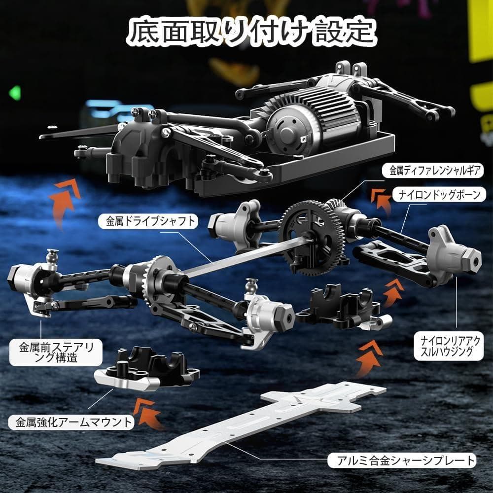 高速 ラジコンカー ラジコン オフロード 4WD