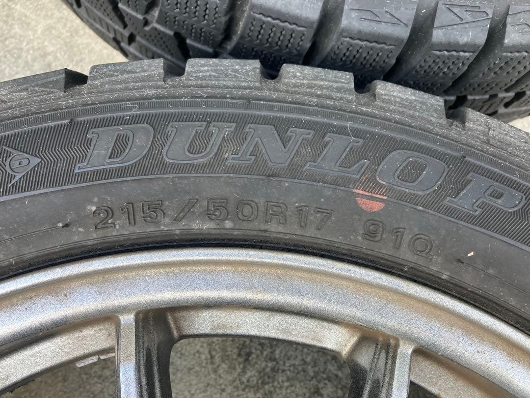 スタッドレスタイヤ　ホイールセット　215/50R17