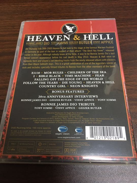 Heaven&Hell　DVD「Neon Nights:30Years」