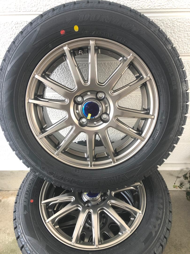 りゅう②2本新品25年製185/65R15ダンロップ WINTER