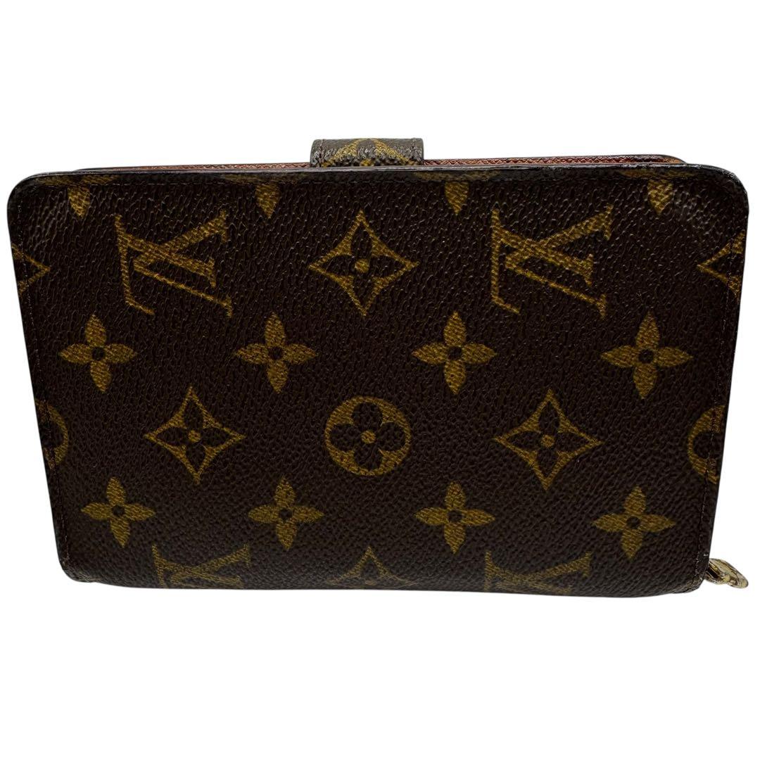 S級極美品LOUIS VUITTON ポルト パピエ ジップ モノグラム 折財布