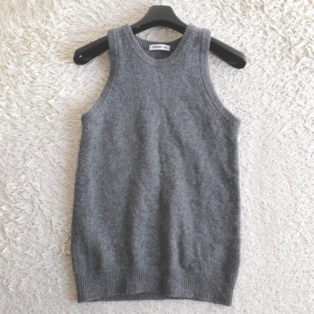 極美品✨EVERYDAY I LIKEツインニット カシミヤ混 アンサンブル