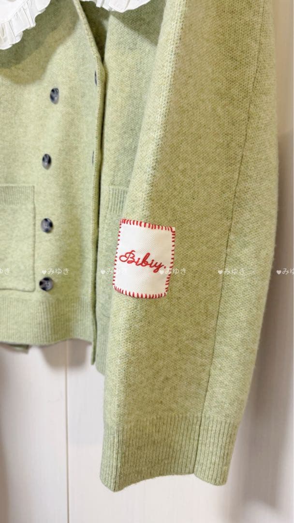 正規品Bibiy. ANNABELLE CARDIGAN Green