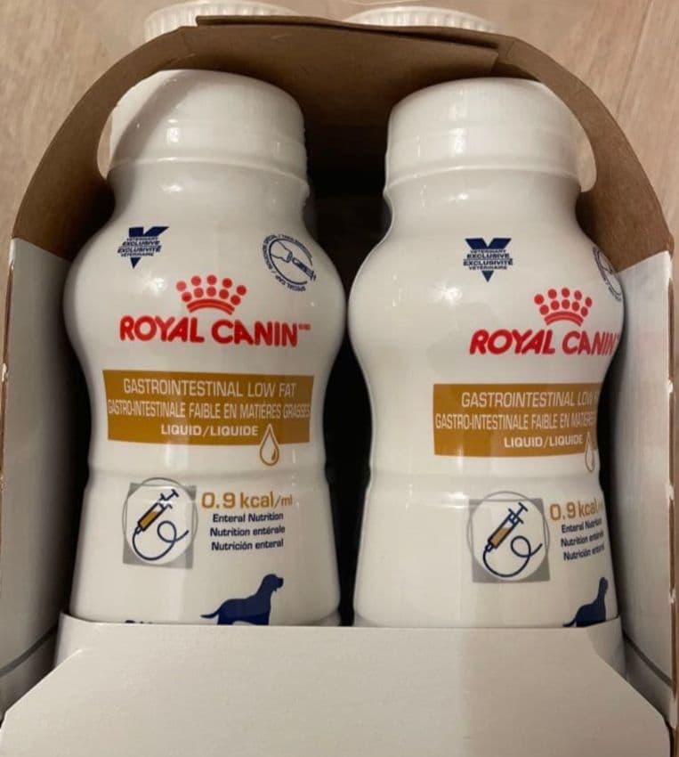 ロイヤルカナン消化器サポート低脂肪リキッド7本セット‼️