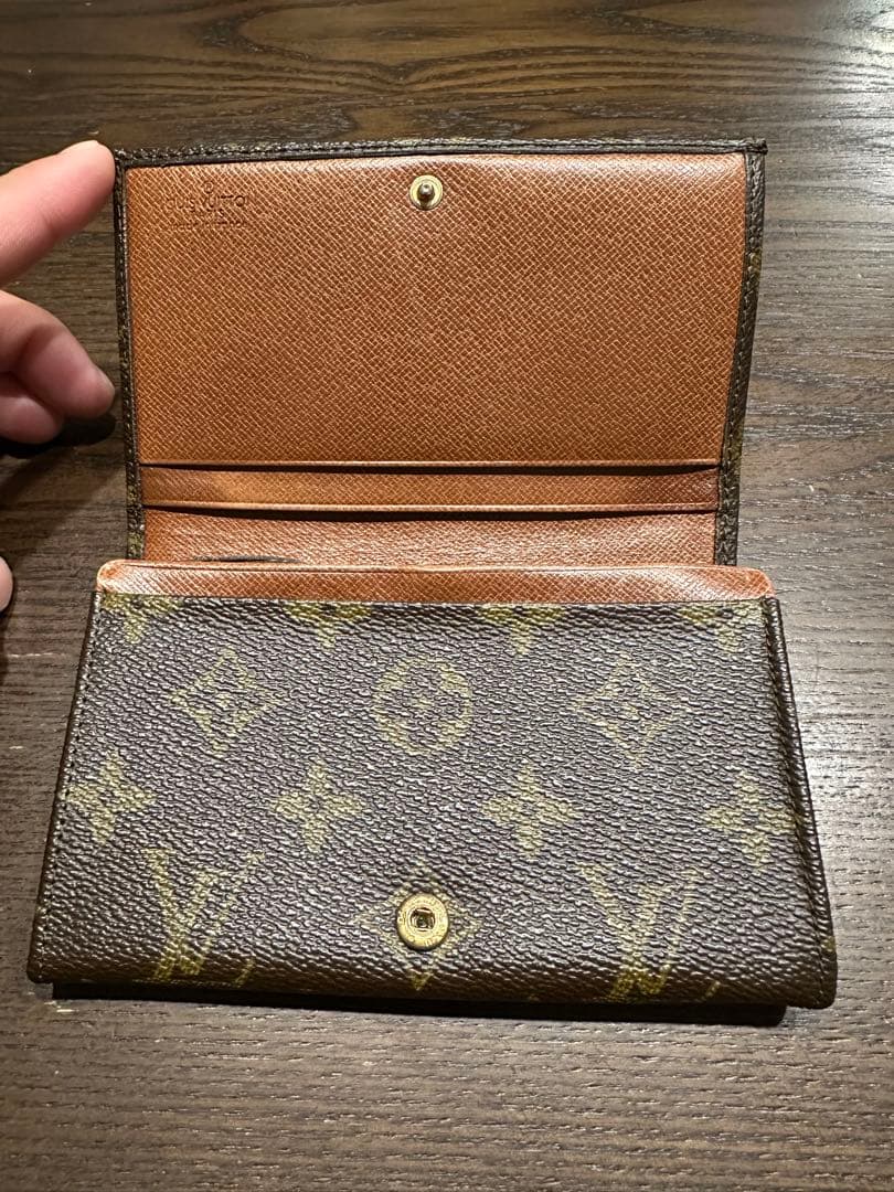 Louis Vuitton モノグラム 二つ折り財布　ヴィンテージ