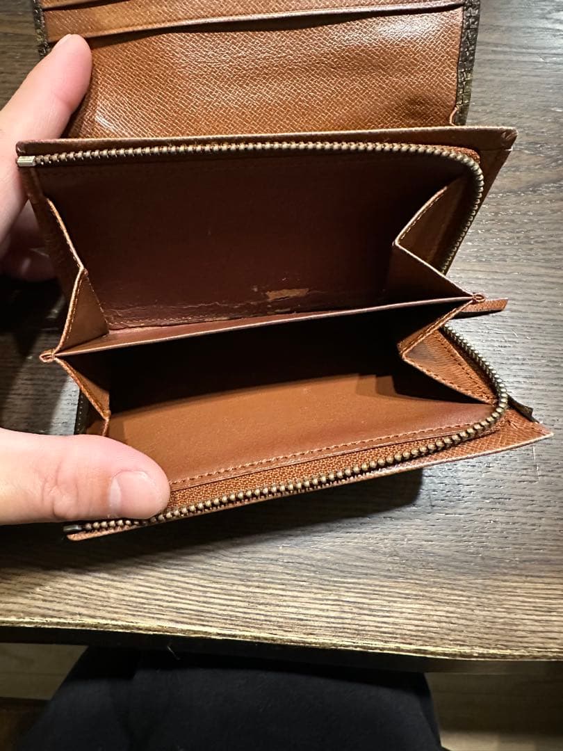 Louis Vuitton モノグラム 二つ折り財布　ヴィンテージ