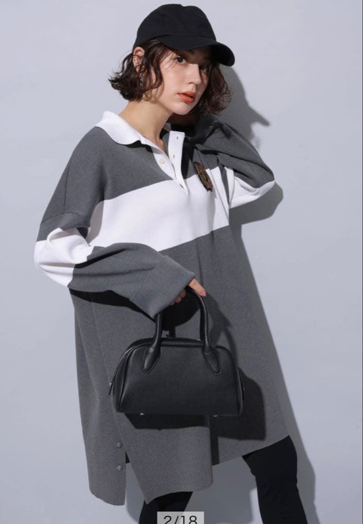 Arpege story ラガーニットワンピース　新品