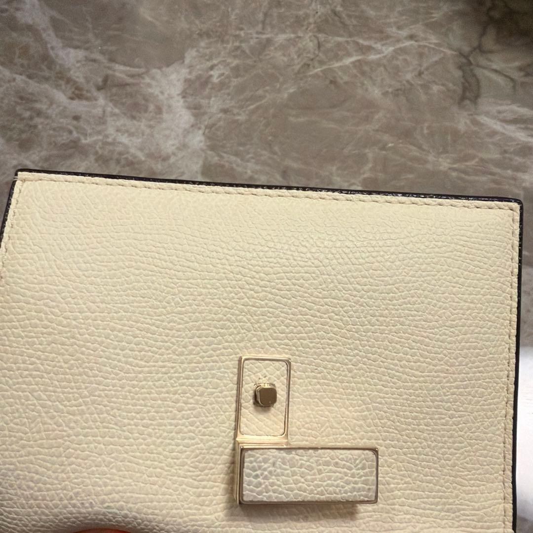 Valextra ホワイト 二つ折り財布