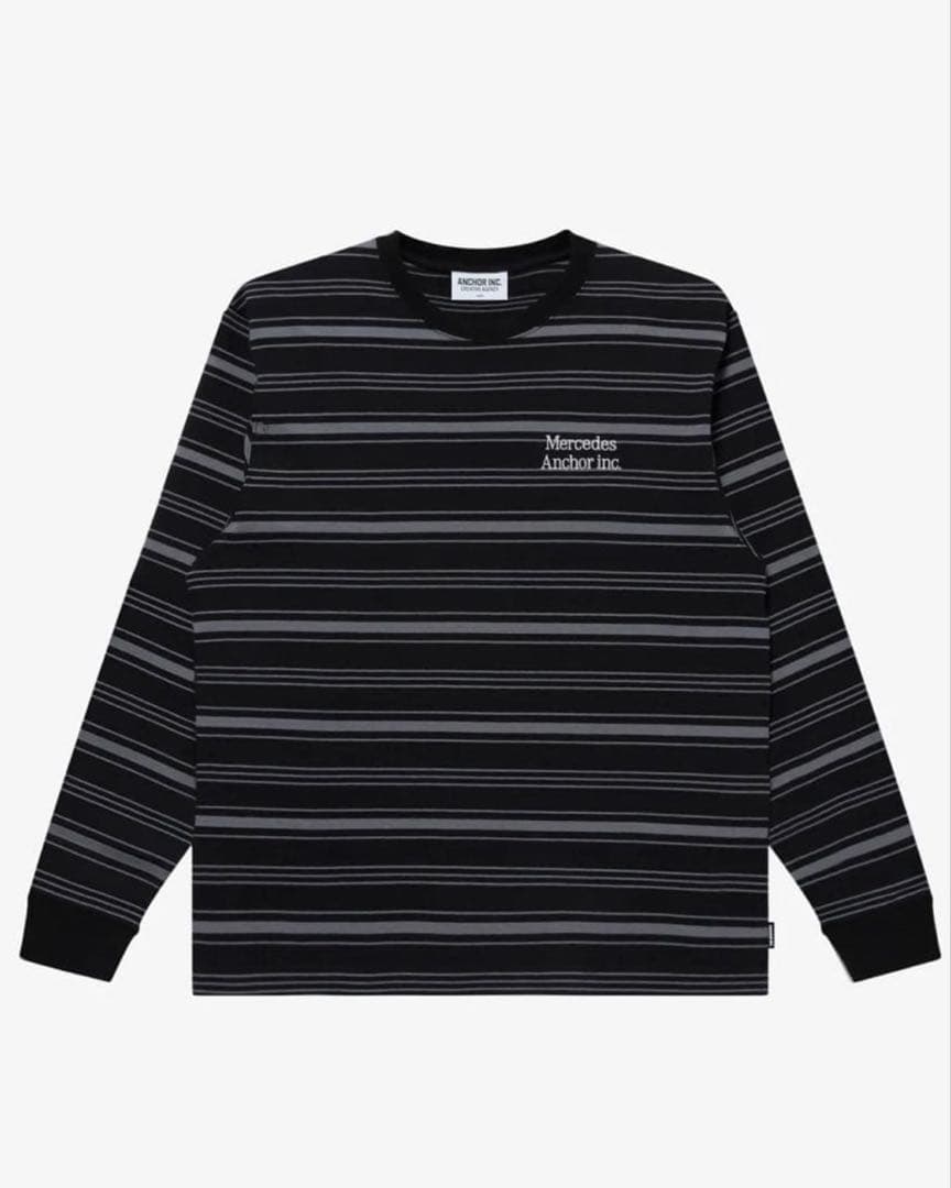 Anchor Inc. マルチストライプL/S T sizeL アンカーインク
