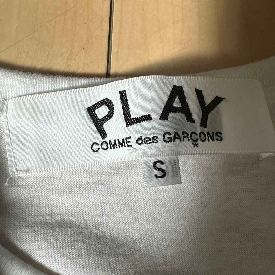 PLAY COMME des GARÇONS Tシャツ S ホワイト