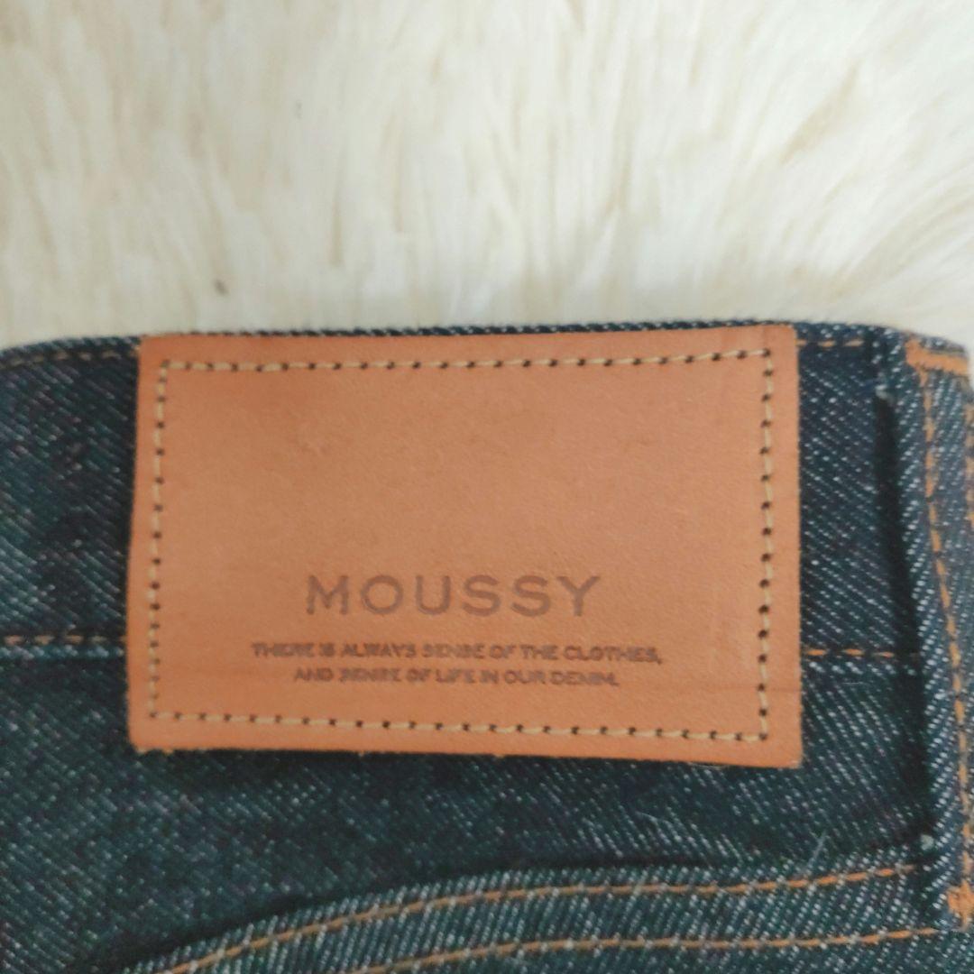 MOUSSY マウジー MVS FLARE フレアデニム インディゴブルー 赤耳