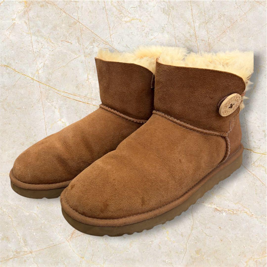 UGG Australia ブラウン ムートンブーツ　25cm