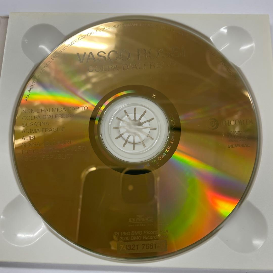 ゴールドディスク‼️Vasco Rossi colpa d'alfredo CD