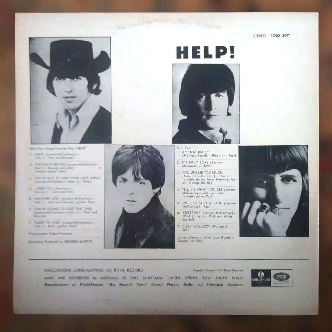 オーストラリア盤THE BEATLES HELP! LPレコード