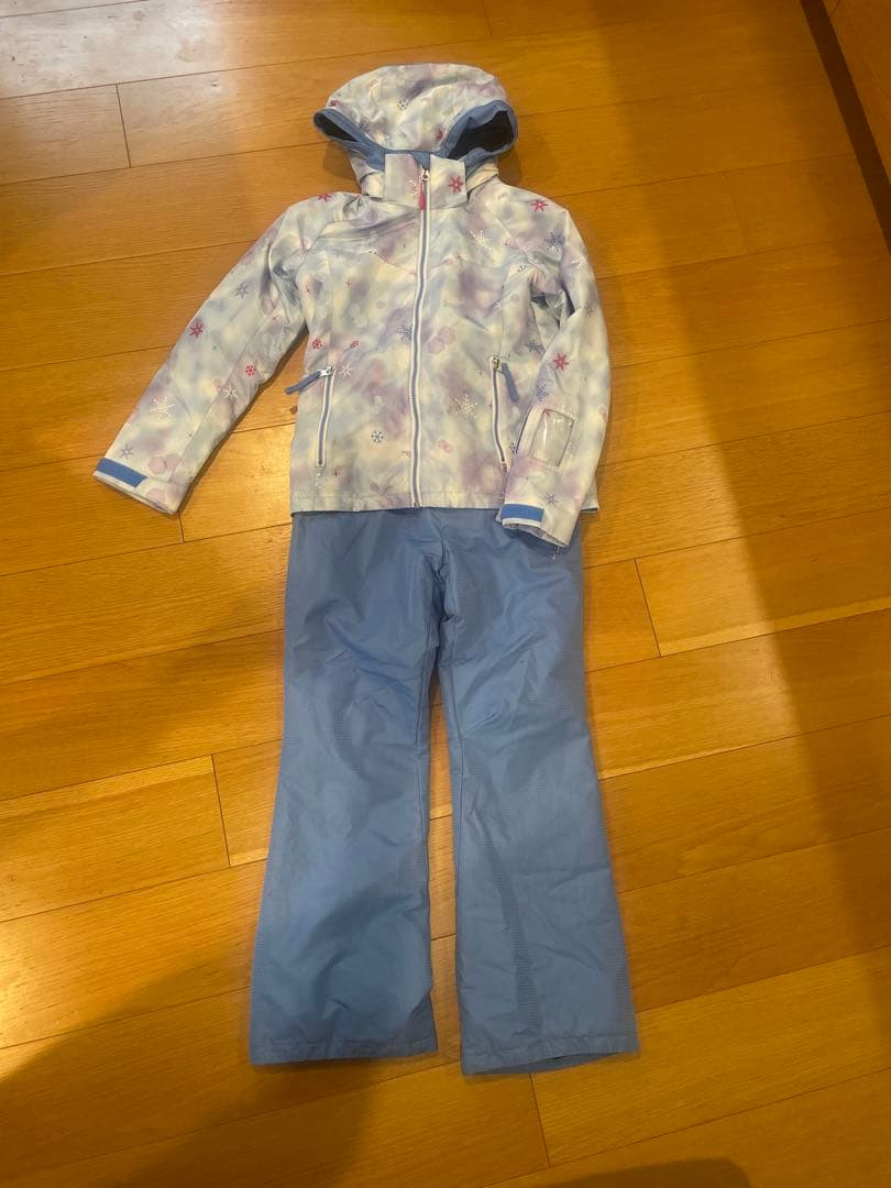 子ども用フード付きスノーウェアセット