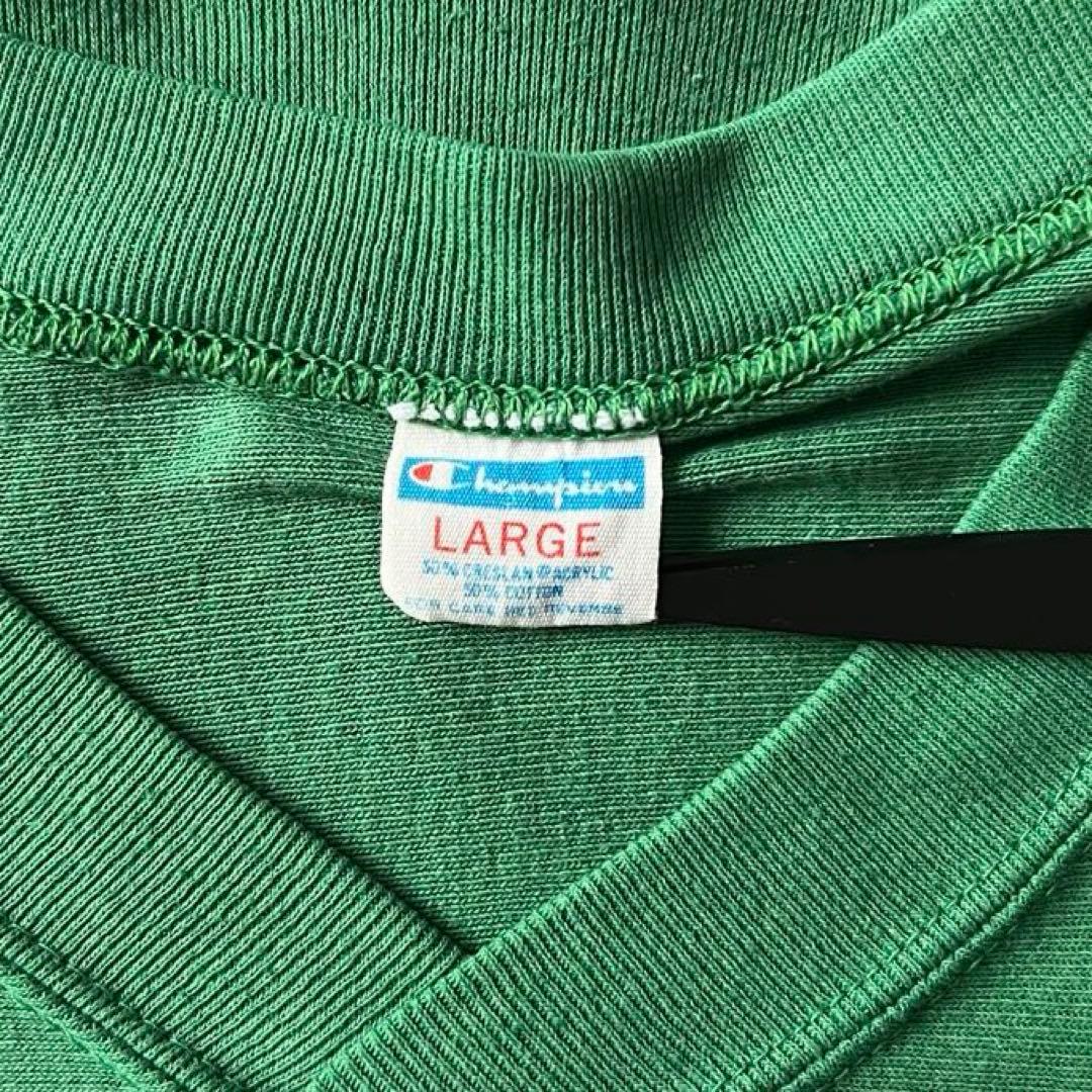 【アメリカ製バータグ、シングルステッチ、ノートルダム◎】championTシャツ