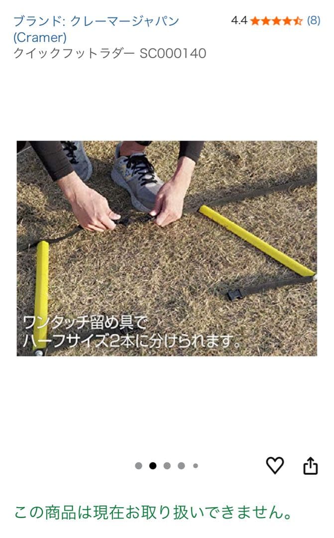 クレーマー プロ　クイック フット ラダー SC000140