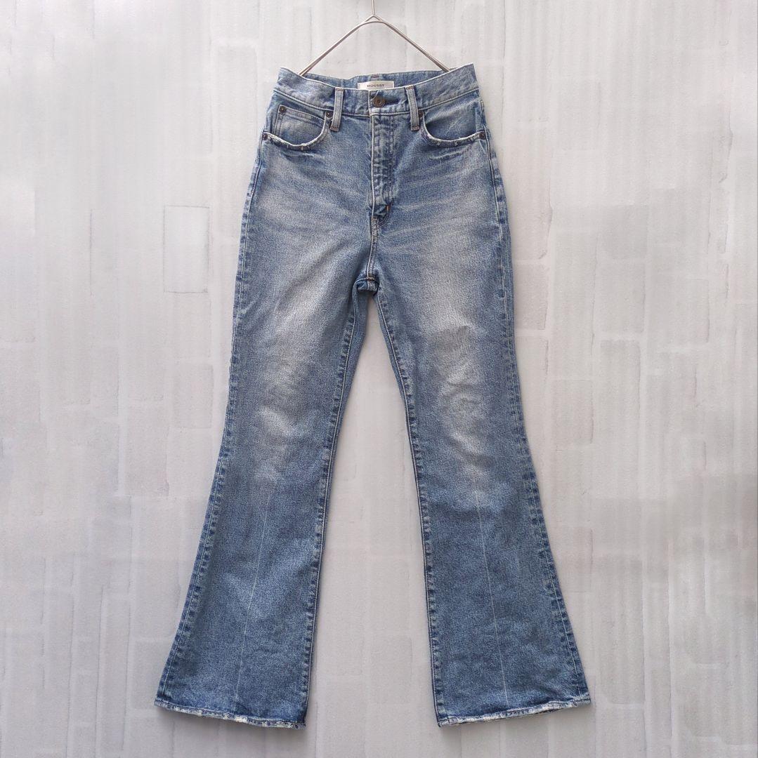MOUSSY マウジー MVS FLARE デニム ハイウエスト美脚size26
