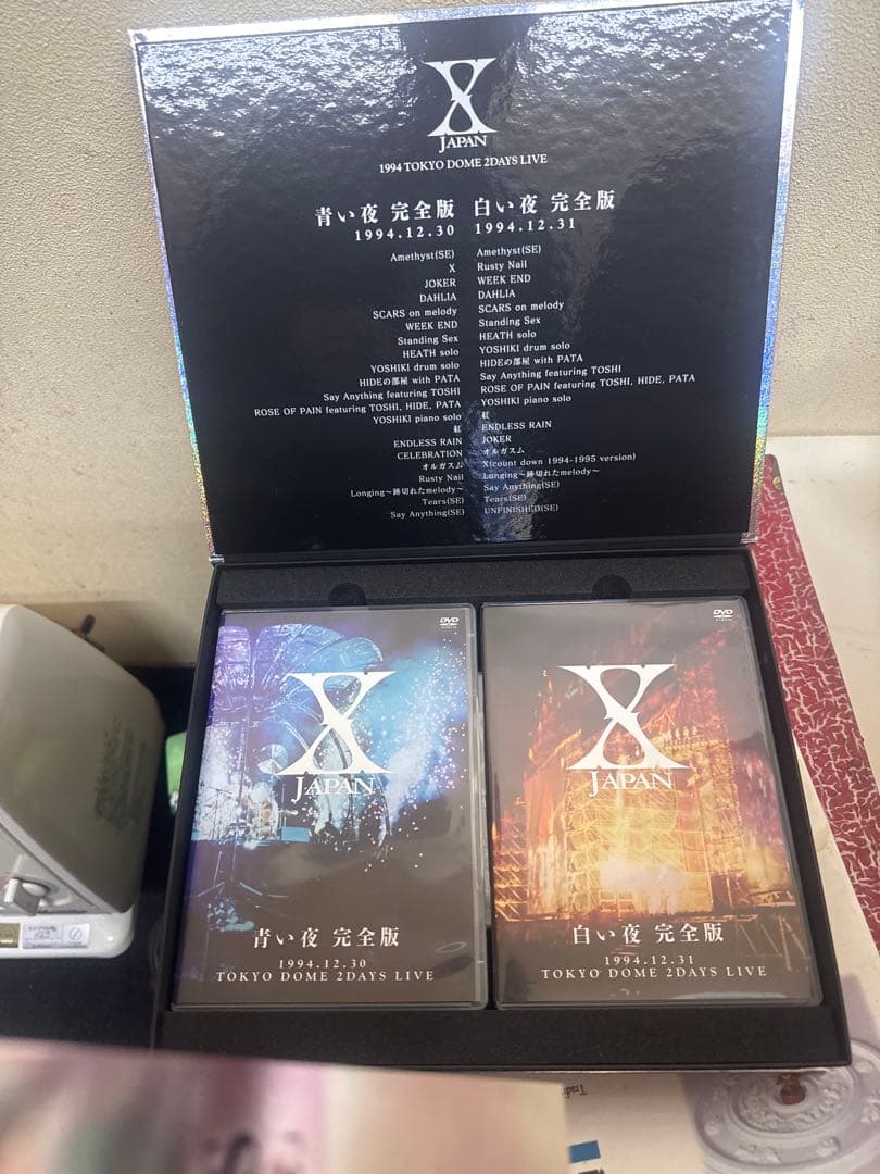 X JAPAN 東京ドーム1994 青い夜 白い夜 完全版 DVD BO