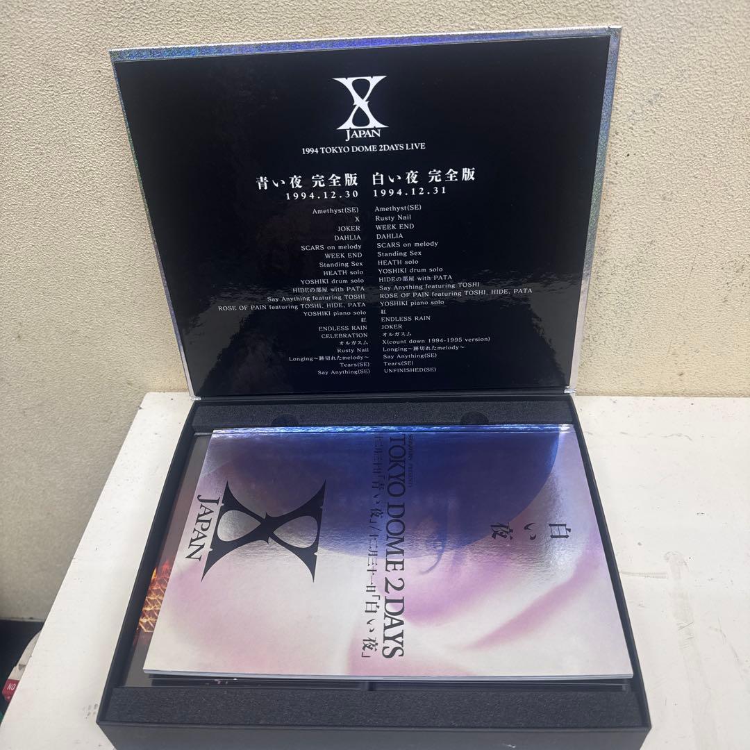 X JAPAN 東京ドーム1994 青い夜 白い夜 完全版 DVD BO