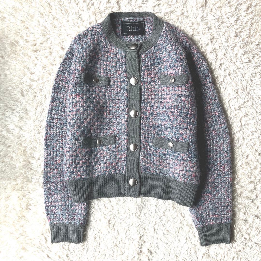 よ*ち様 新品タグ無◯RITTO カーディガン ミックス