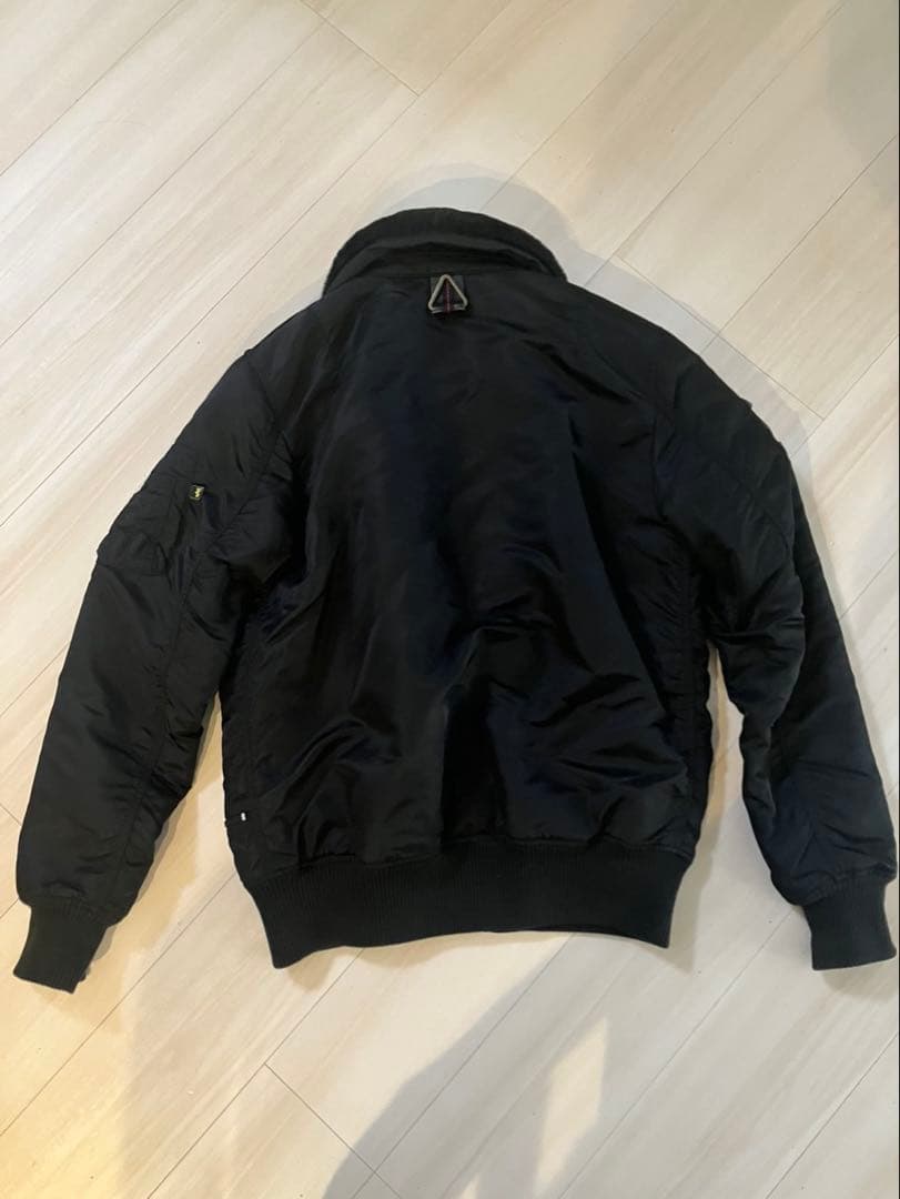 Alpha Industries ブラック B-15フライトジャケット S