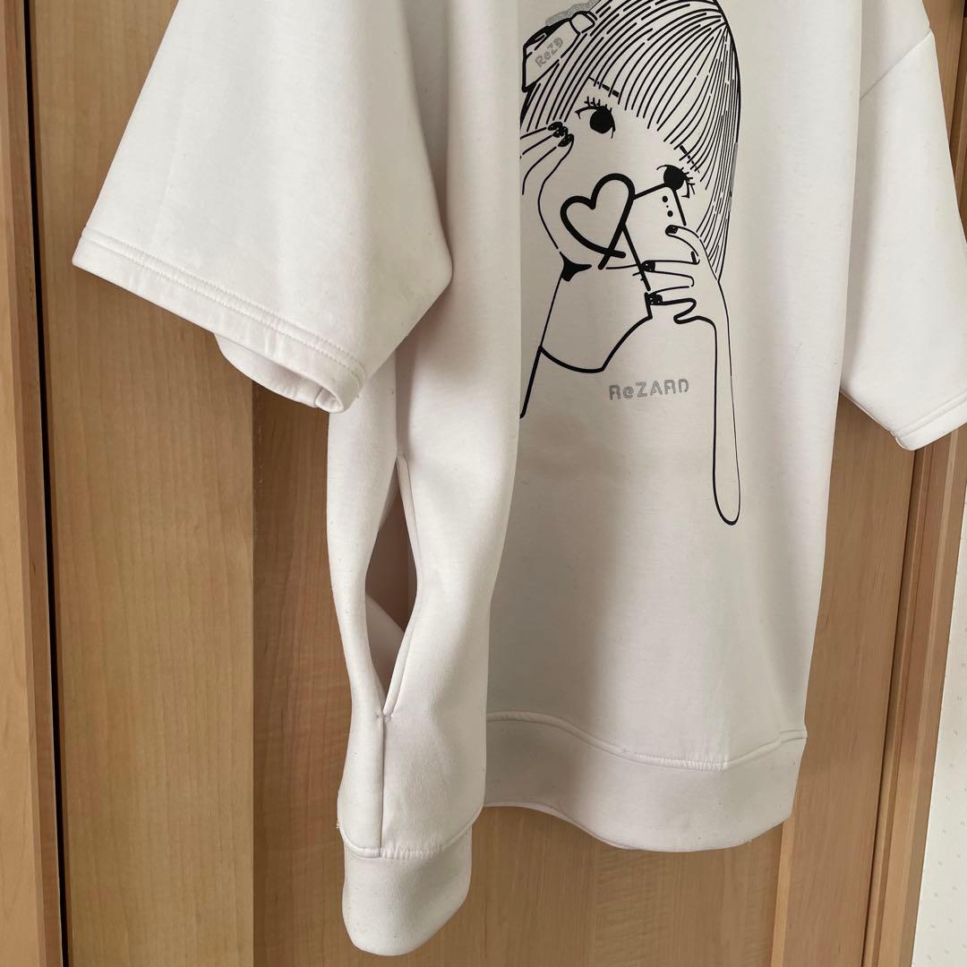 Re ZARD × 山口真人コラボプリントTシャツ 生地厚めMサイズ　男女兼用