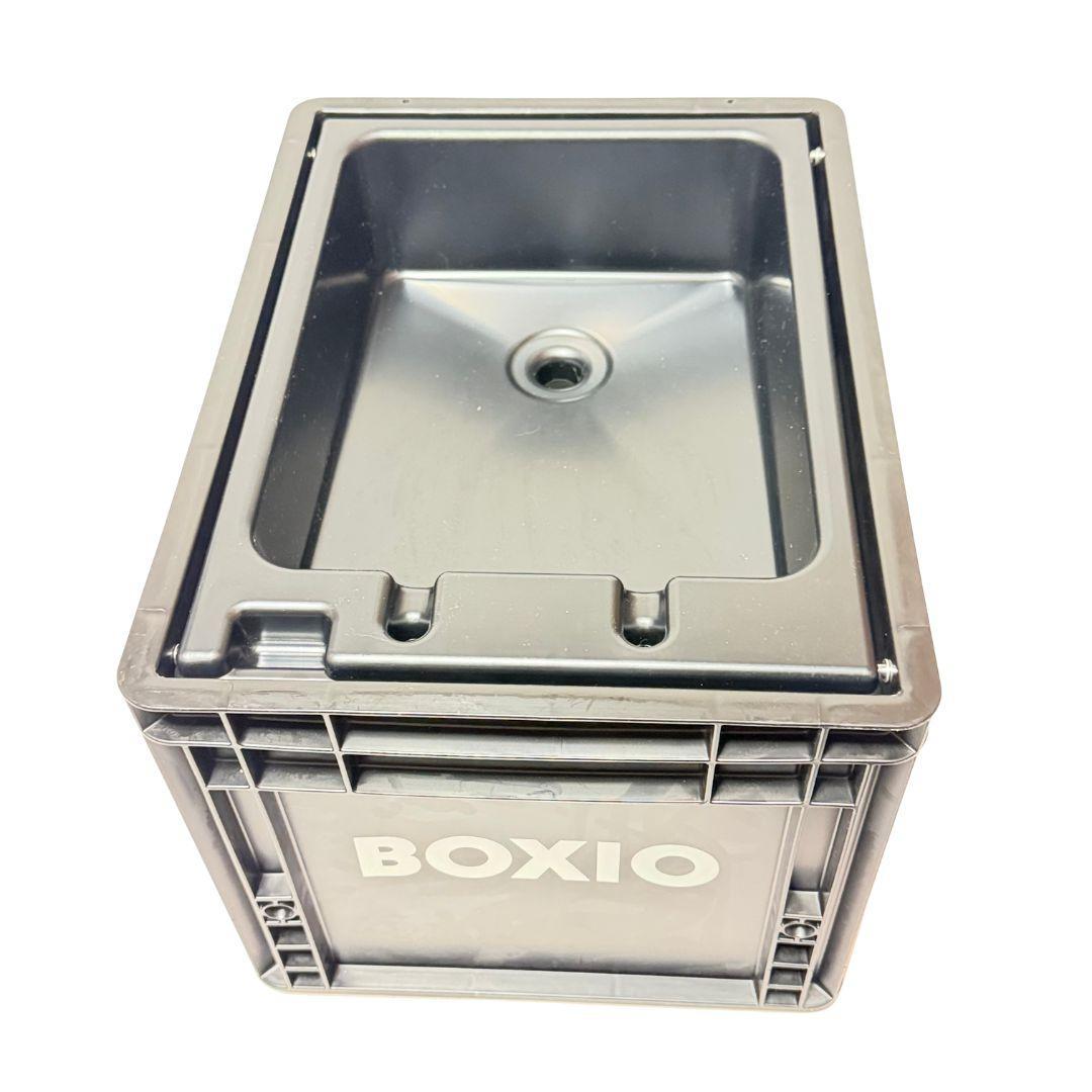 【未使用】 BOXIO ウォッシュ ハンドポンプ付 モバイル洗面台 黒 ブラック