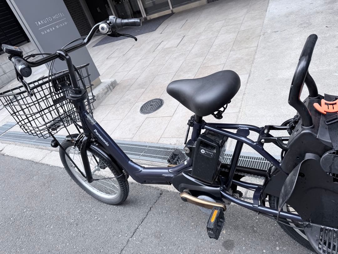 子供乗せ　パナソニック 電動アシスト自転車 チャイルドシート付き
