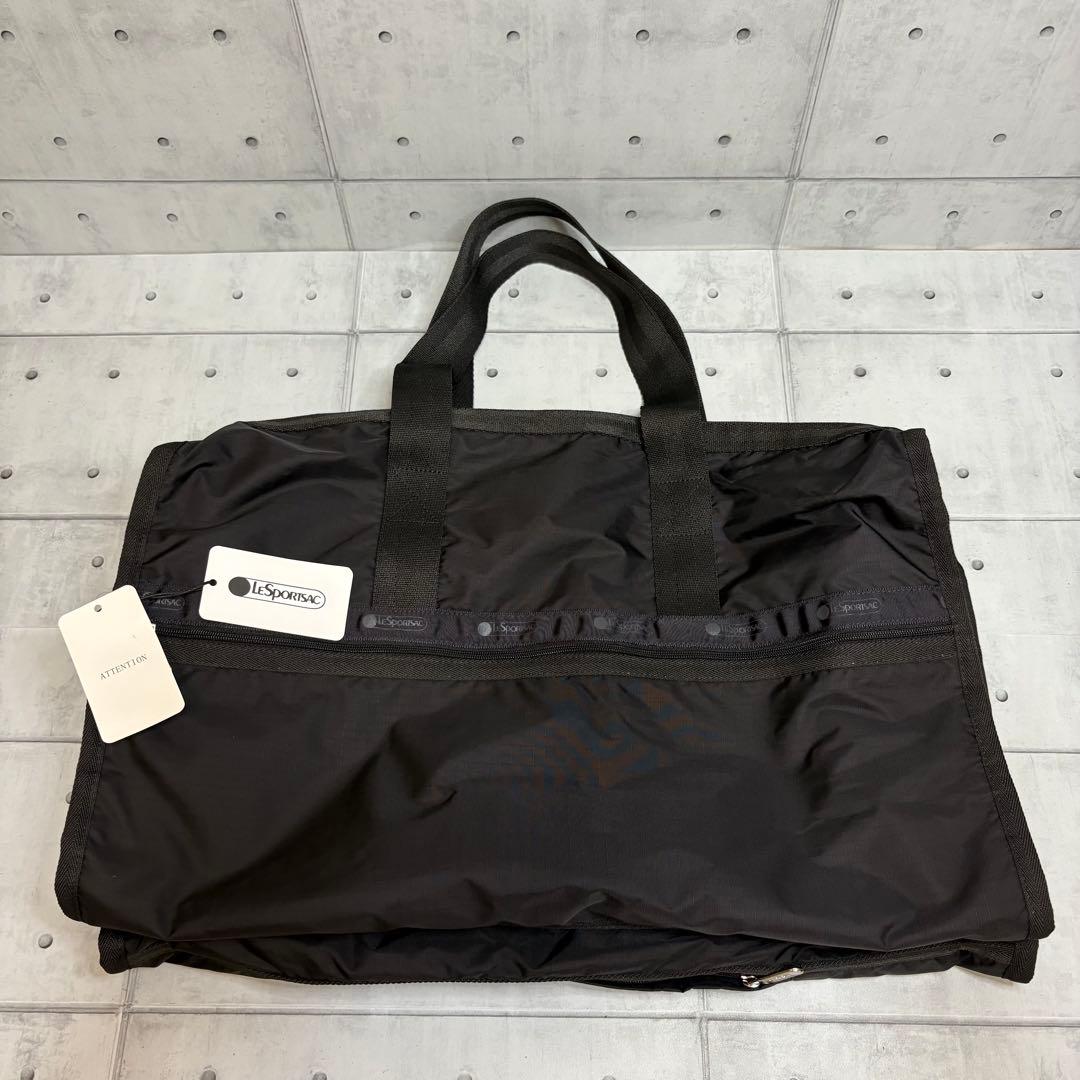 新品タグ付 レスポートサック ボストンバック 2WAY 大容量 収納沢山 黒