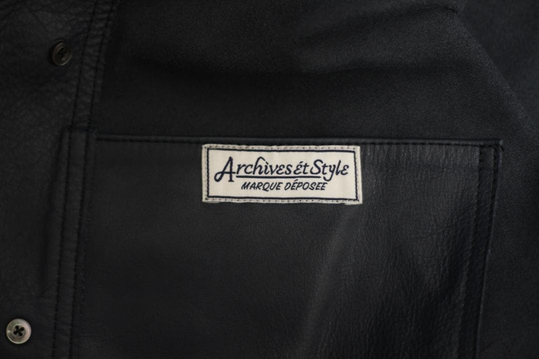 【美品/レザー】EDIFICE Archive & style カバーオール M