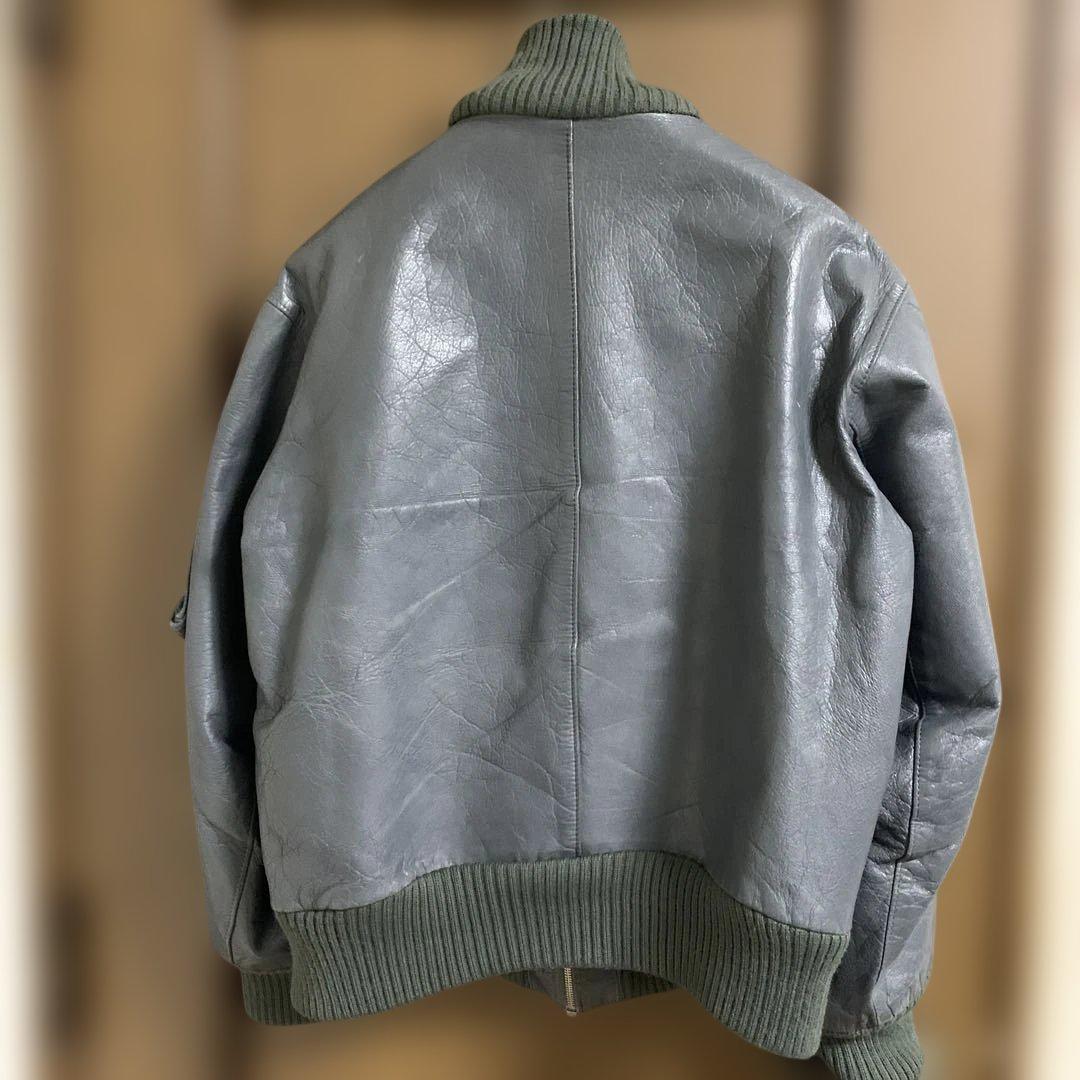 実物 西ドイツ軍 陸軍航空隊 レザーフライトジャケット 官給品