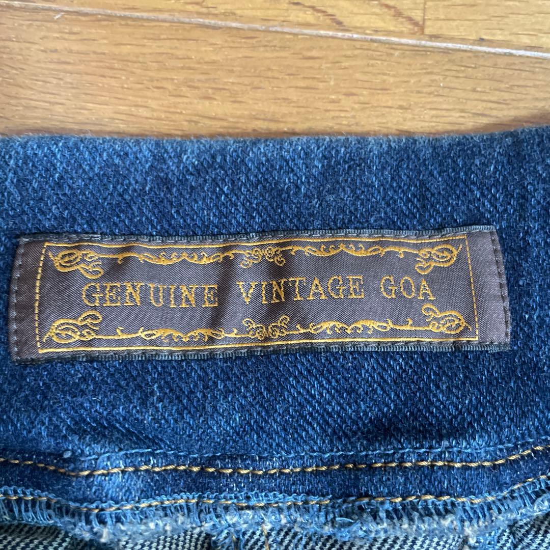 GENUINE VINTAGE GOA デニムロングスカート