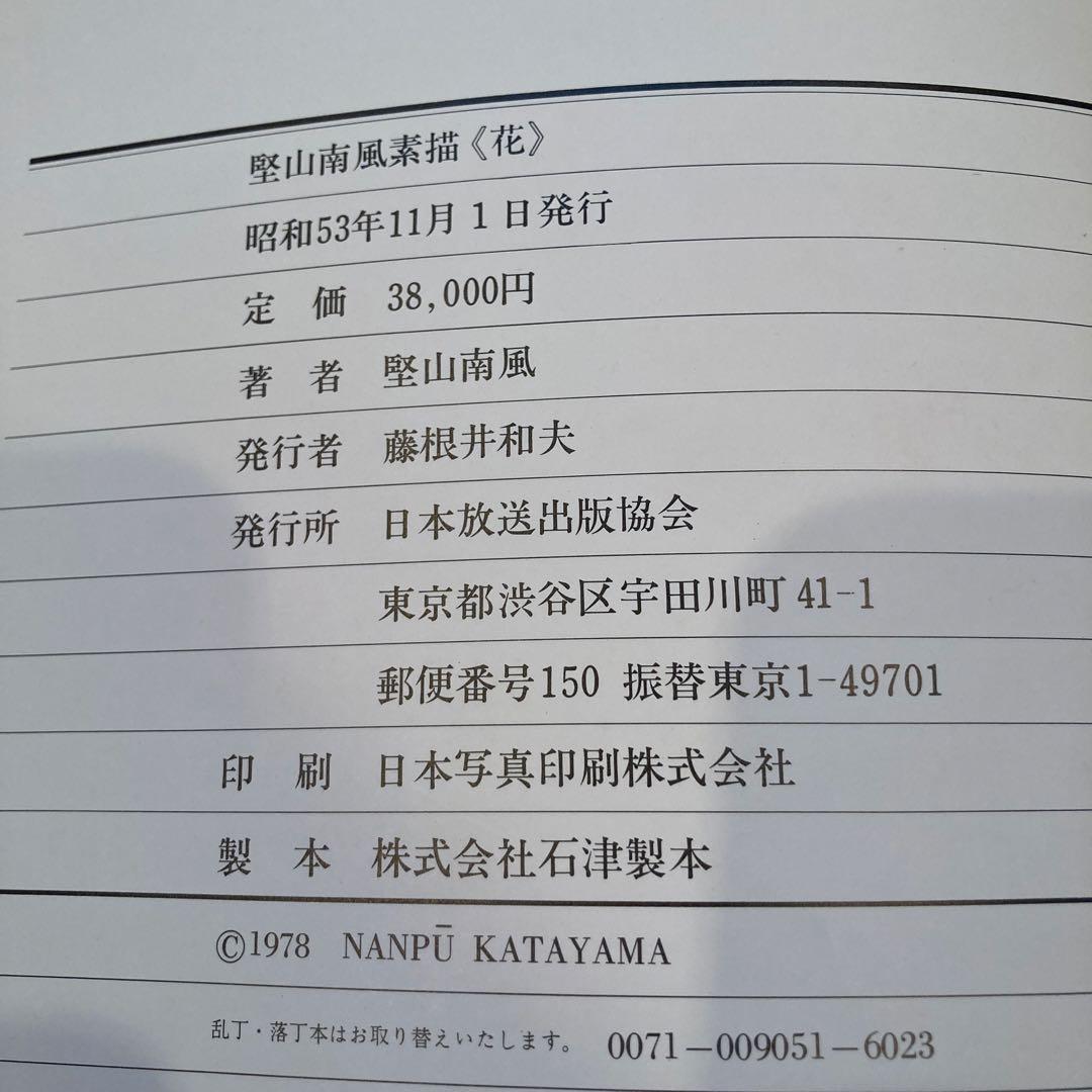 堅山南風素描　花