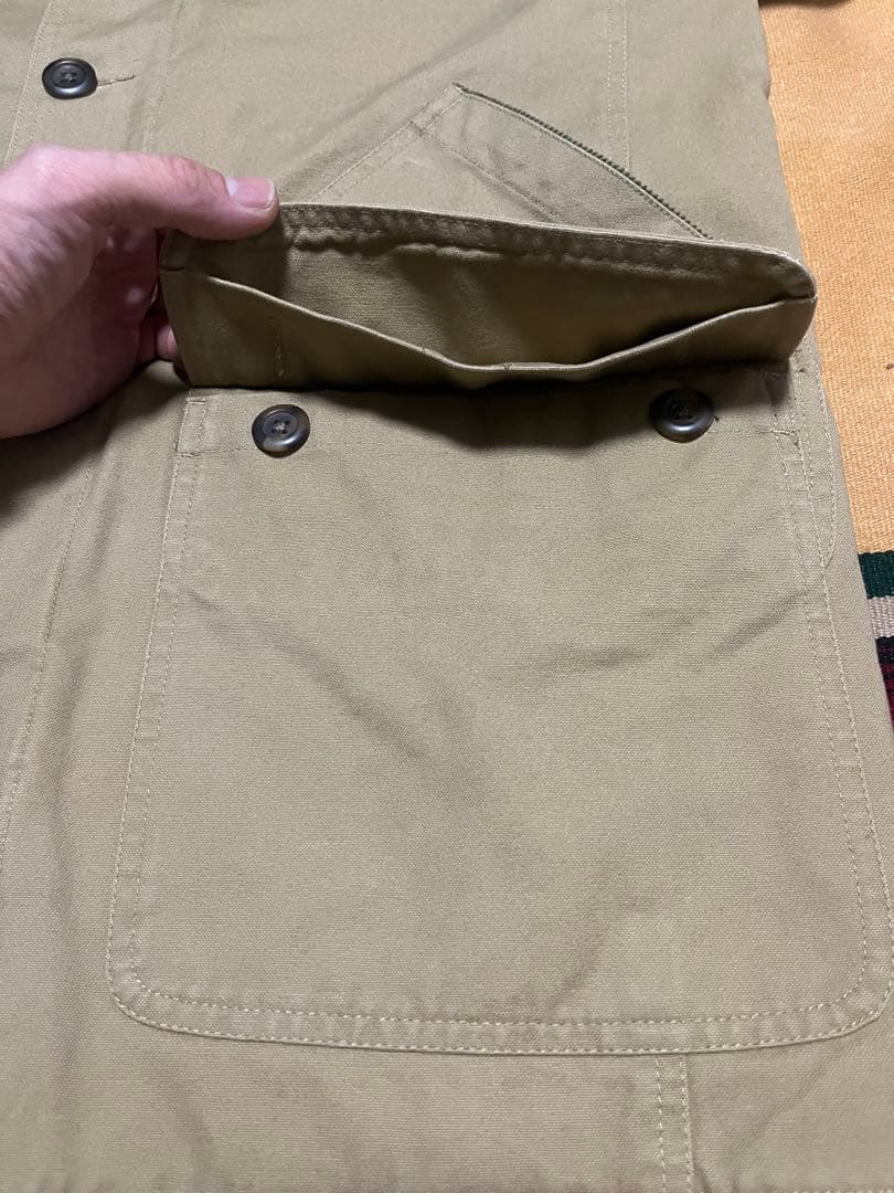00s OLD GAP カバーオール ハンティングジャケット 襟コーデュロイ